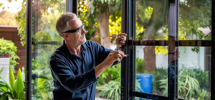 Replacing Sliding Door Lock Amherst Center